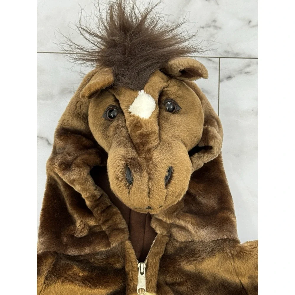 Vintage Halloween Chosun Costume Plush Horse Kids Size 6/7 Lg Pony Mustang Colt